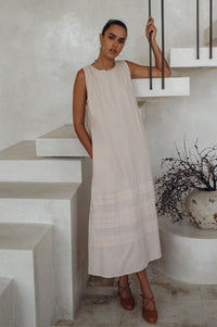 Beloved Cara Slip on Cotton Maxi Dress (Sale)