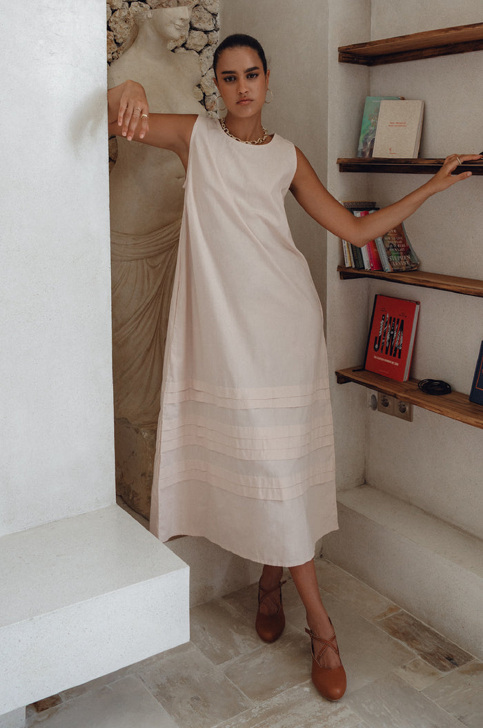Beloved Cara Slip on Cotton Maxi Dress (Sale)