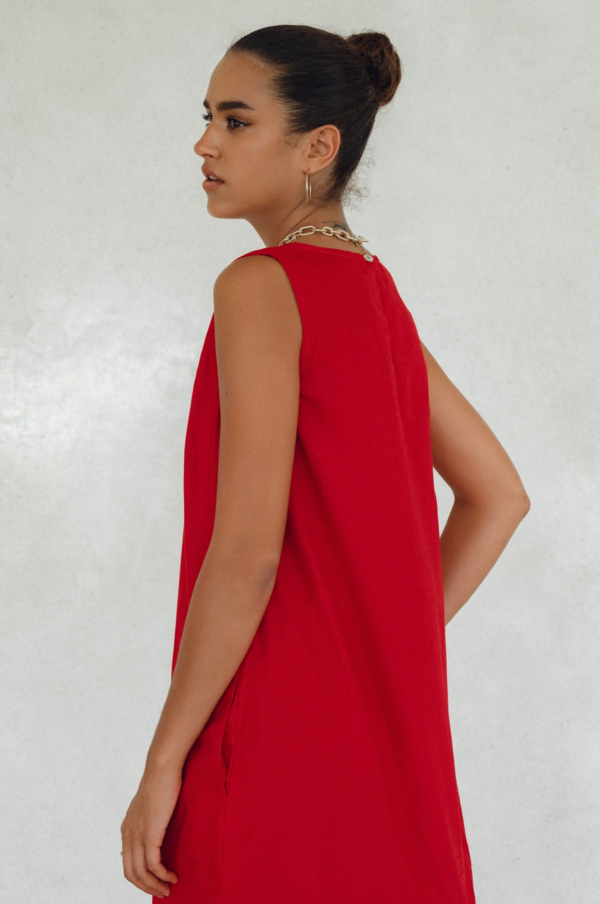 Beloved Cara Slip on Cotton Maxi Dress (Sale)