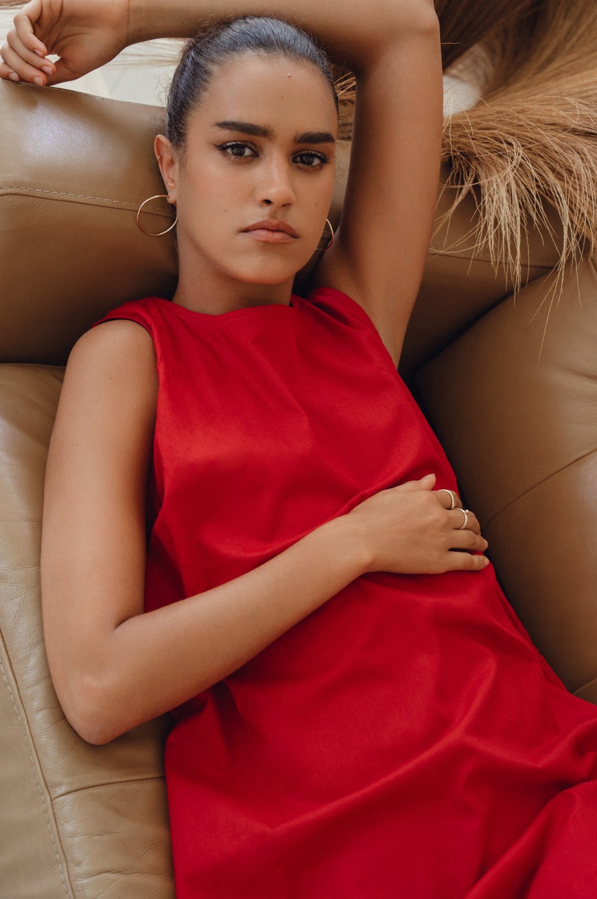 Beloved Cara Slip on Cotton Maxi Dress (Sale)