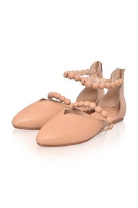 Carmella Pointy Toe Leather Flats