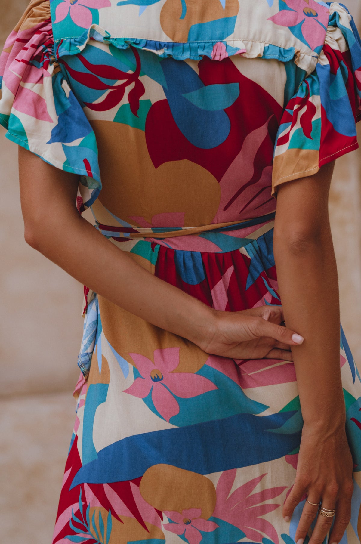 Carmen Wrap Maxi Dress (Sale)