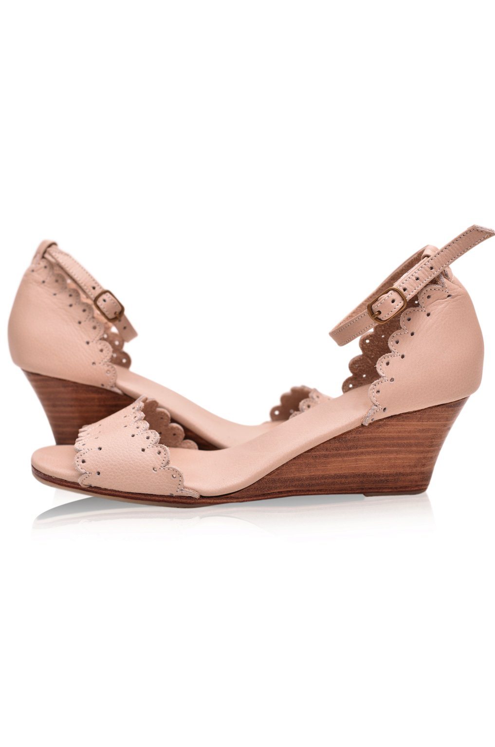 Dreamland Leather Wedges (Sz. 7.5 & 9)