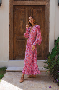 Elise Long Sleeve Maxi Dress (Sale)