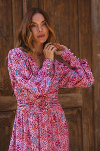 Elise Long Sleeve Maxi Dress (Sale)