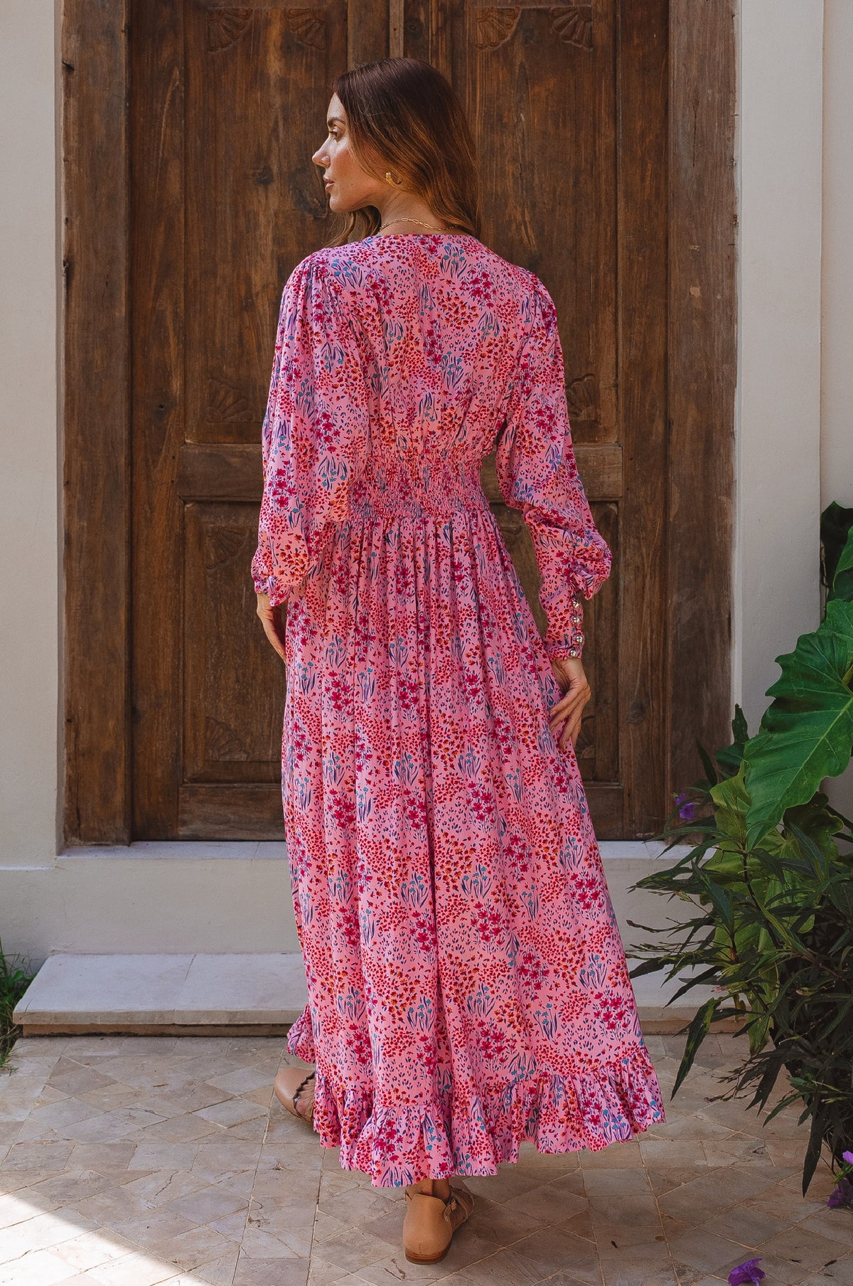 Elise Long Sleeve Maxi Dress (Sale)