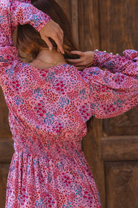 Elise Long Sleeve Maxi Dress (Sale)