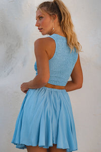 Island Days Smocked Cropped Top (Sale)