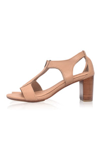 Makoa Block Heel 7 cm Leather Sandals (Sz. 10.5)