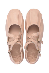 Obsession Criss Cross Leather Flats (Sz. 6 & 8)