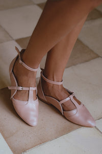 On The Go Leather Ballet Flats (Sz. 6.5, 8.5, 10.5 & 11)