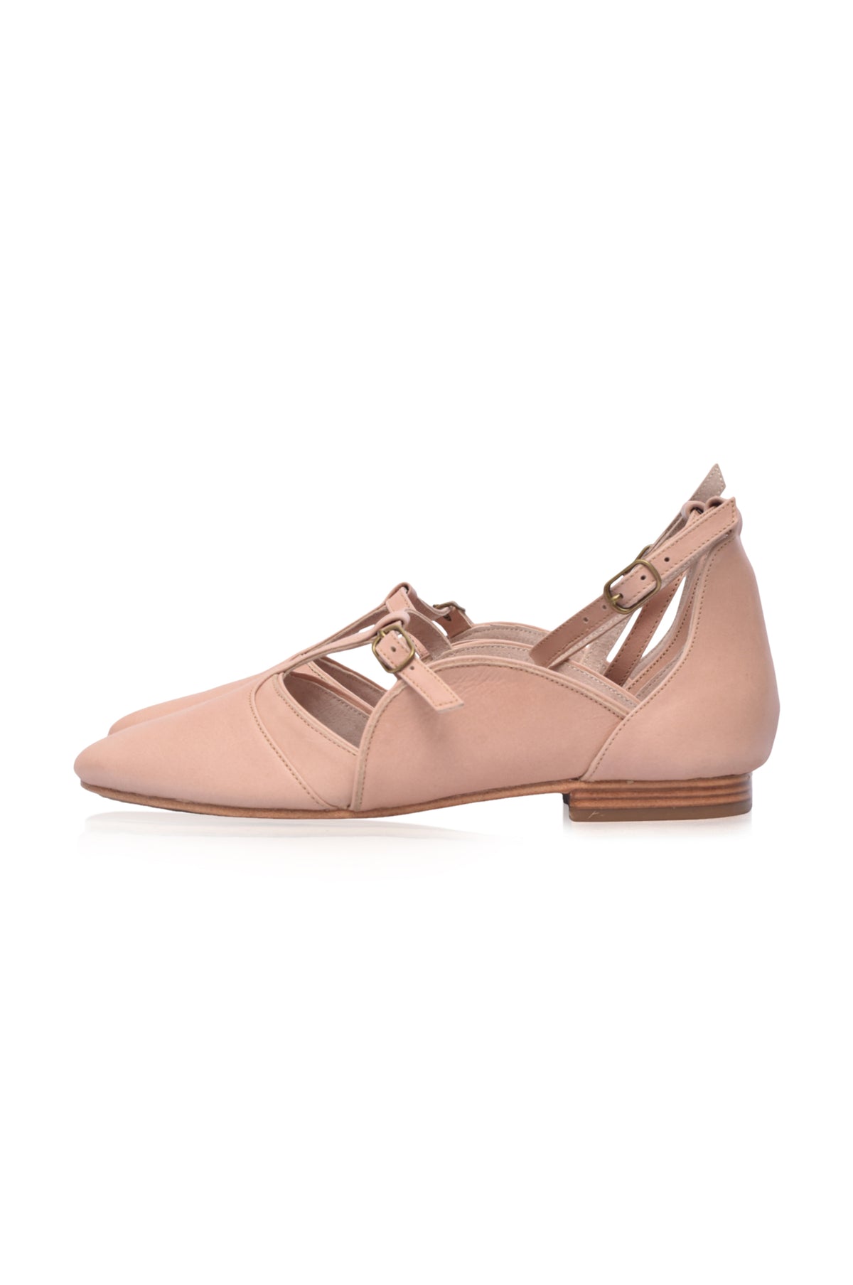On The Go Leather Ballet Flats (Sz. 6.5, 8.5, 10.5 & 11)