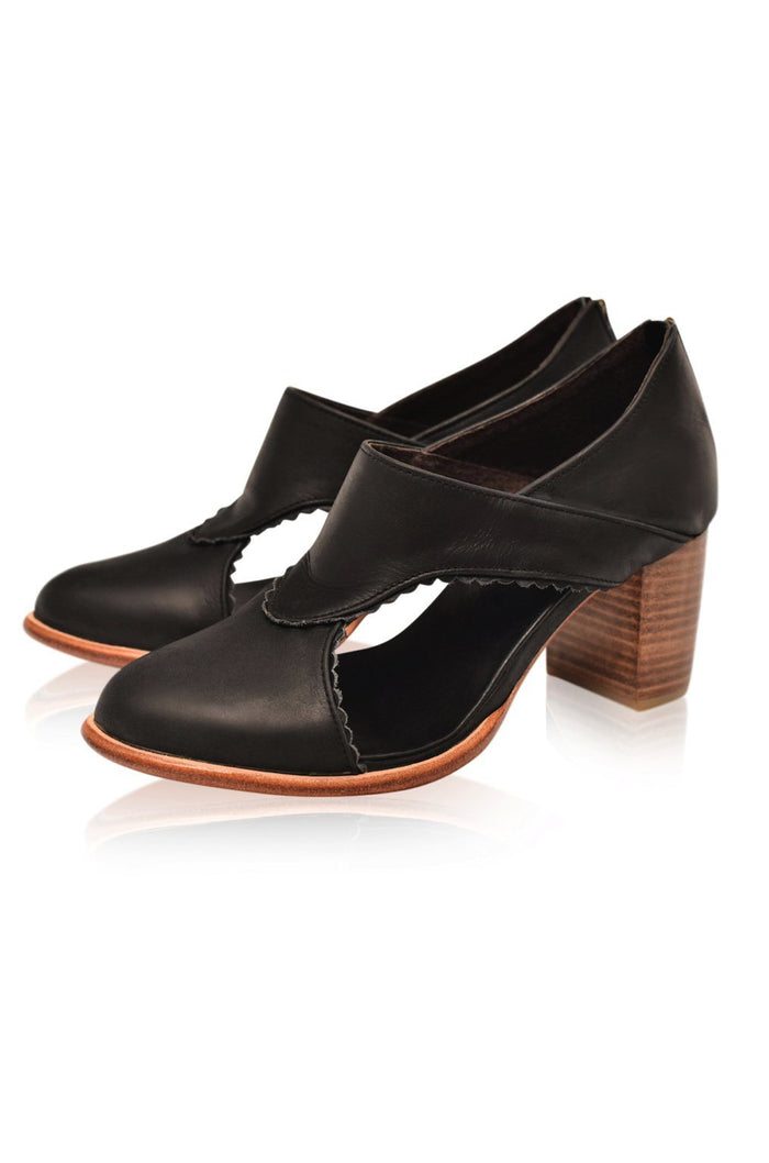 Rain Kiss Leather Booties (Sz. 6, 7, 8 & 8.5)