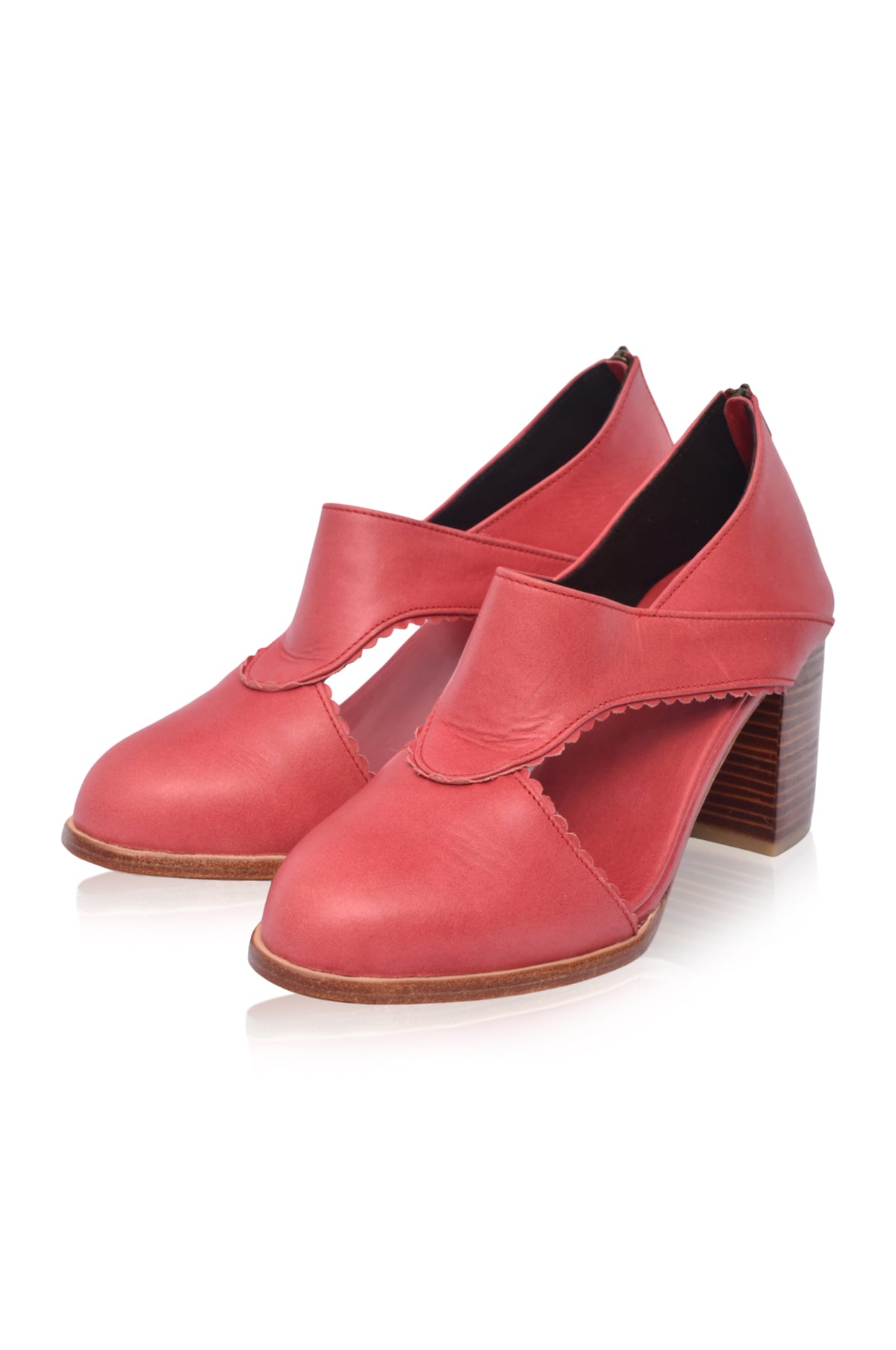 Rain Kiss Leather Booties (Sz. 6, 7, 8 & 8.5)
