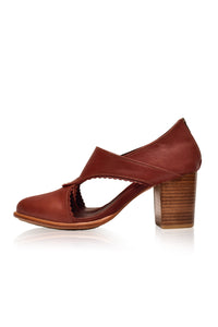 Rain Kiss Leather Booties (Sz. 6, 7, 8 & 8.5)