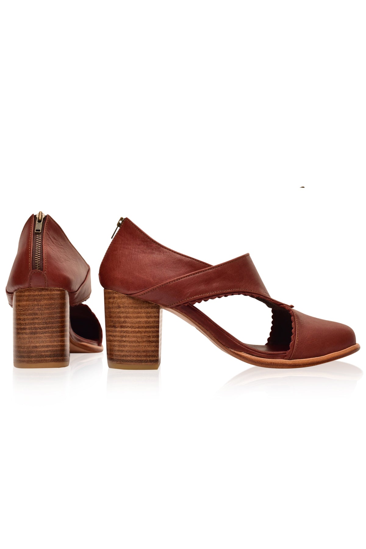 Rain Kiss Leather Booties (Sz. 6, 7, 8 & 8.5)