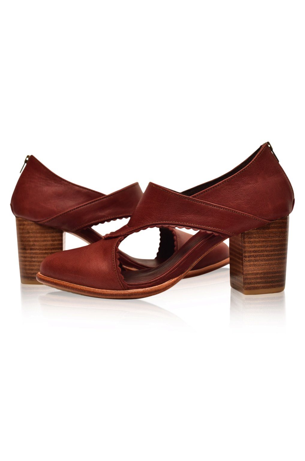 Rain Kiss Leather Booties (Sz. 6, 7, 8 & 8.5)