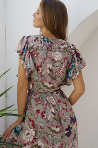 Carmen Wrap Maxi Dress (Sale)