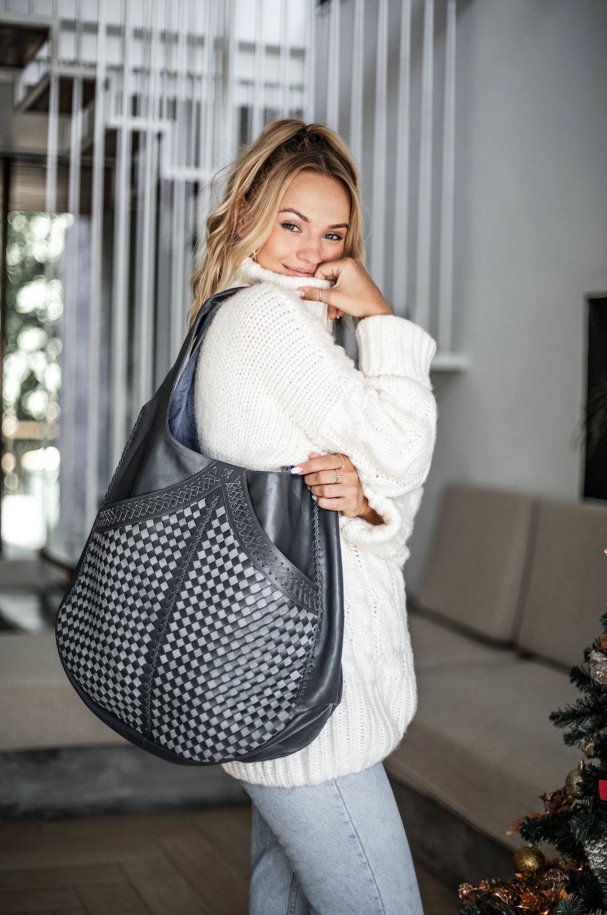 French Lover Oversized Hobo Bag (Sale)