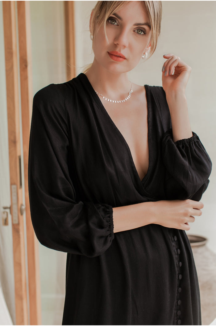 Greta Long Sleeve Midi Dress (Sale)