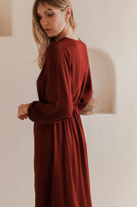 Greta Long Sleeve Midi Dress (Sale)