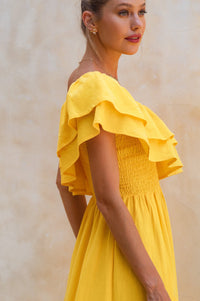 Guadalupe Ruffled Maxi Dress (Sale)