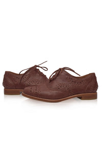 Heartbreak Leather Oxfords (Sz. 5, 7, 8.5, 10)
