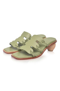 Ibiza Round Heel Mules (Sz. 6.5 & 11)