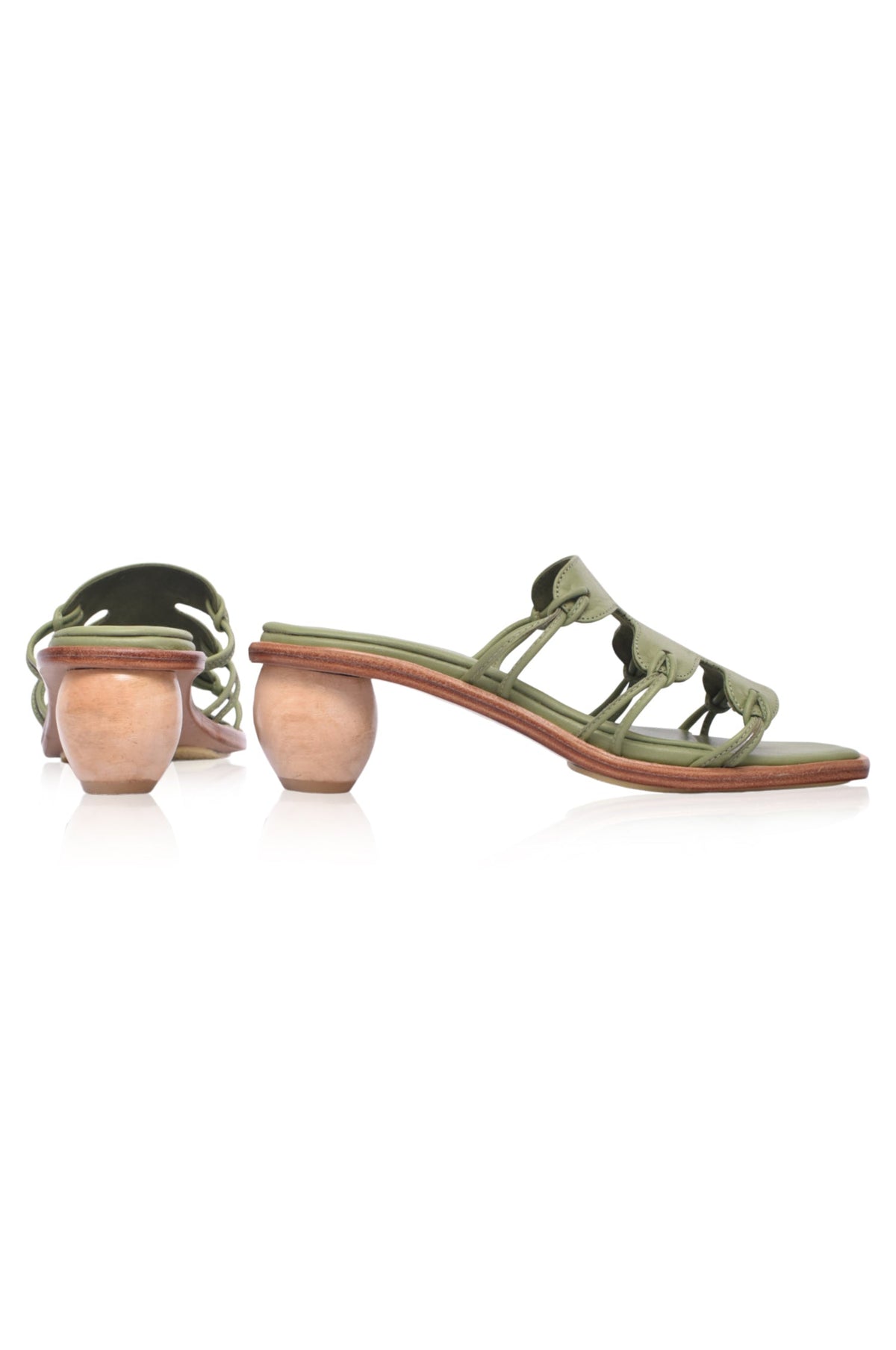 Ibiza Round Heel Mules (Sz. 6.5 & 11)