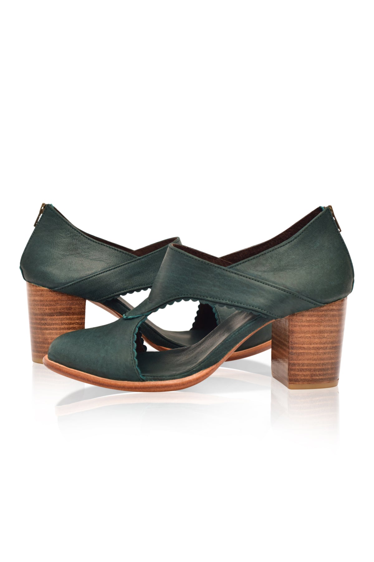 Rain Kiss Leather Booties (Sz. 6, 7, 8 & 8.5)