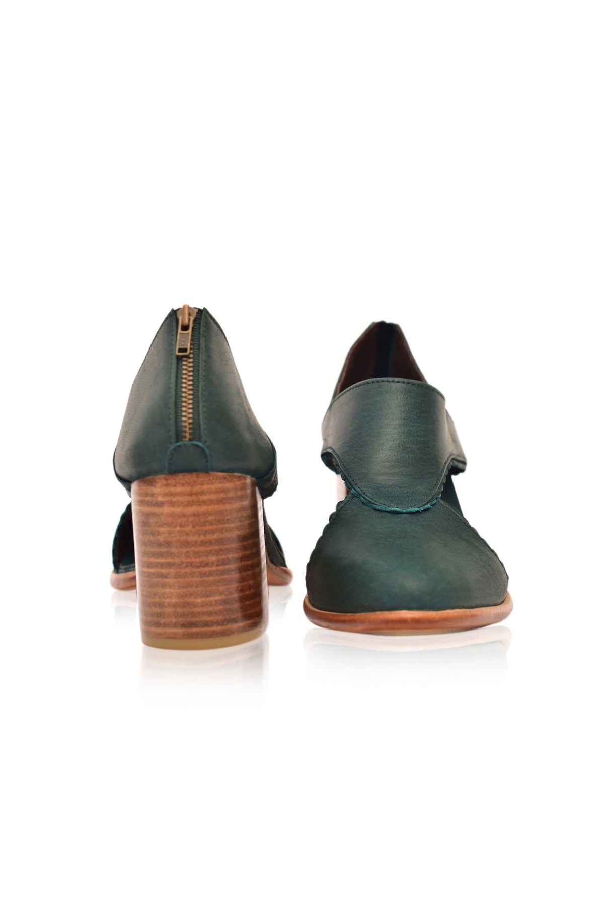 Rain Kiss Leather Booties (Sz. 6, 7, 8 & 8.5)