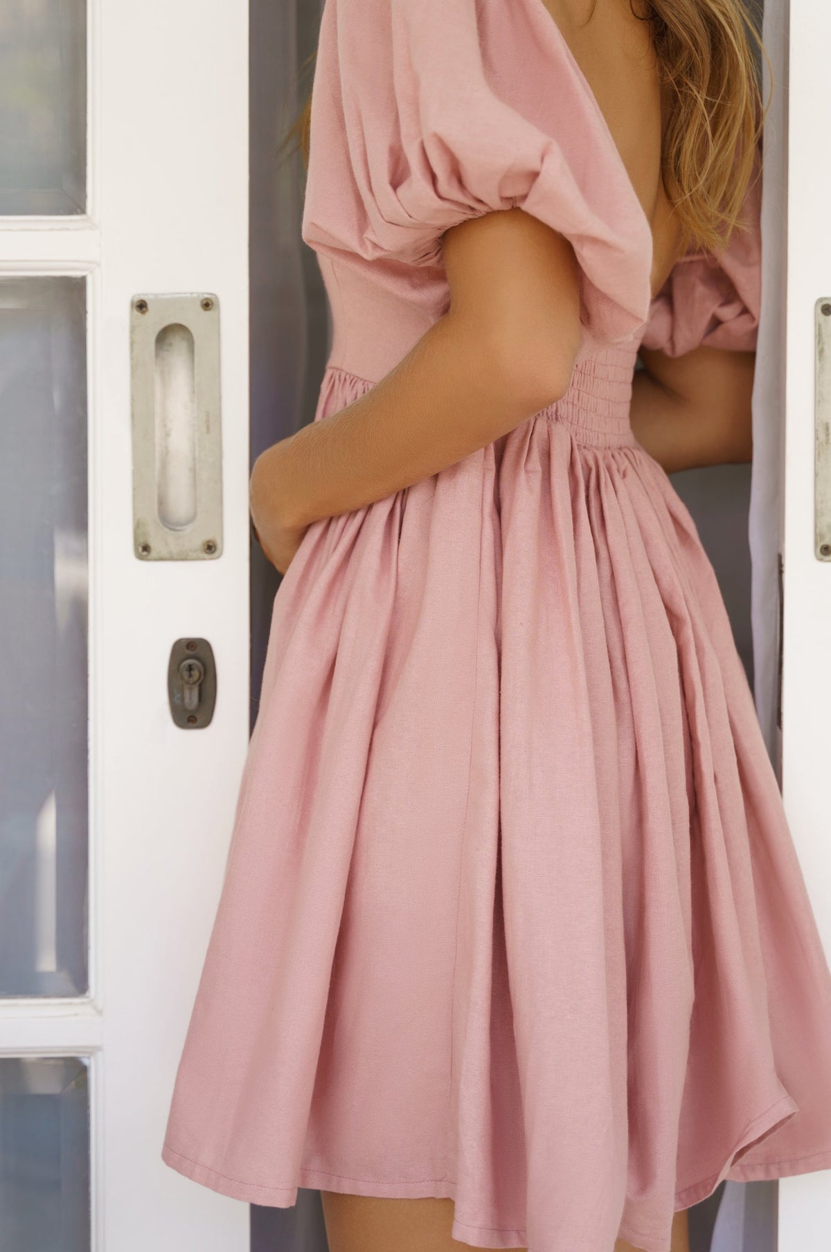 Strawberry Fields Puff Sleeve Mini (Sale)