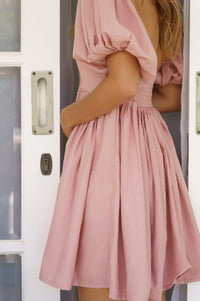 Strawberry Fields Puff Sleeve Mini (Sale)