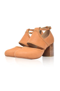 Serenity Leather Heels (Sz. 7, 7.5 & 10.5)
