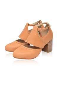 Serenity Leather Heels (Sz. 7, 7.5 & 10.5)