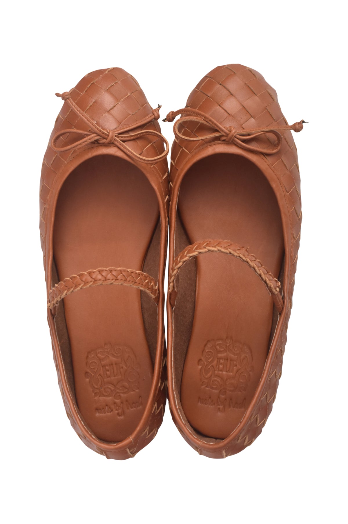 Marisol Woven Leather Ballet Flats