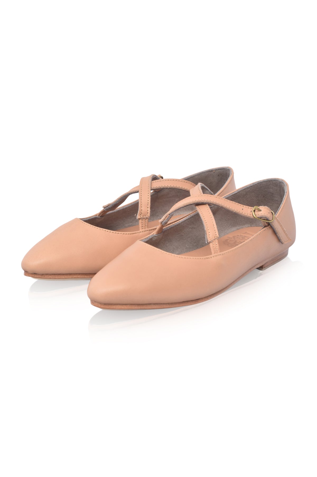 Bella Vita Criss Cross Pointy Toe Flats (Sz. 6.5)
