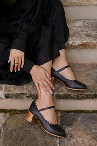 Bonita Mary Jane Leather Heels (Sz. 8 & 10)