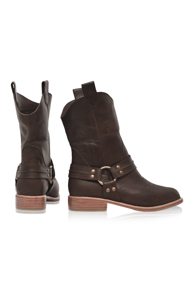 Cali Leather Boots (Sz. 5, 7.5 & 8.5)