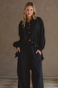 Calin Long Sleeve Oversized Shirt