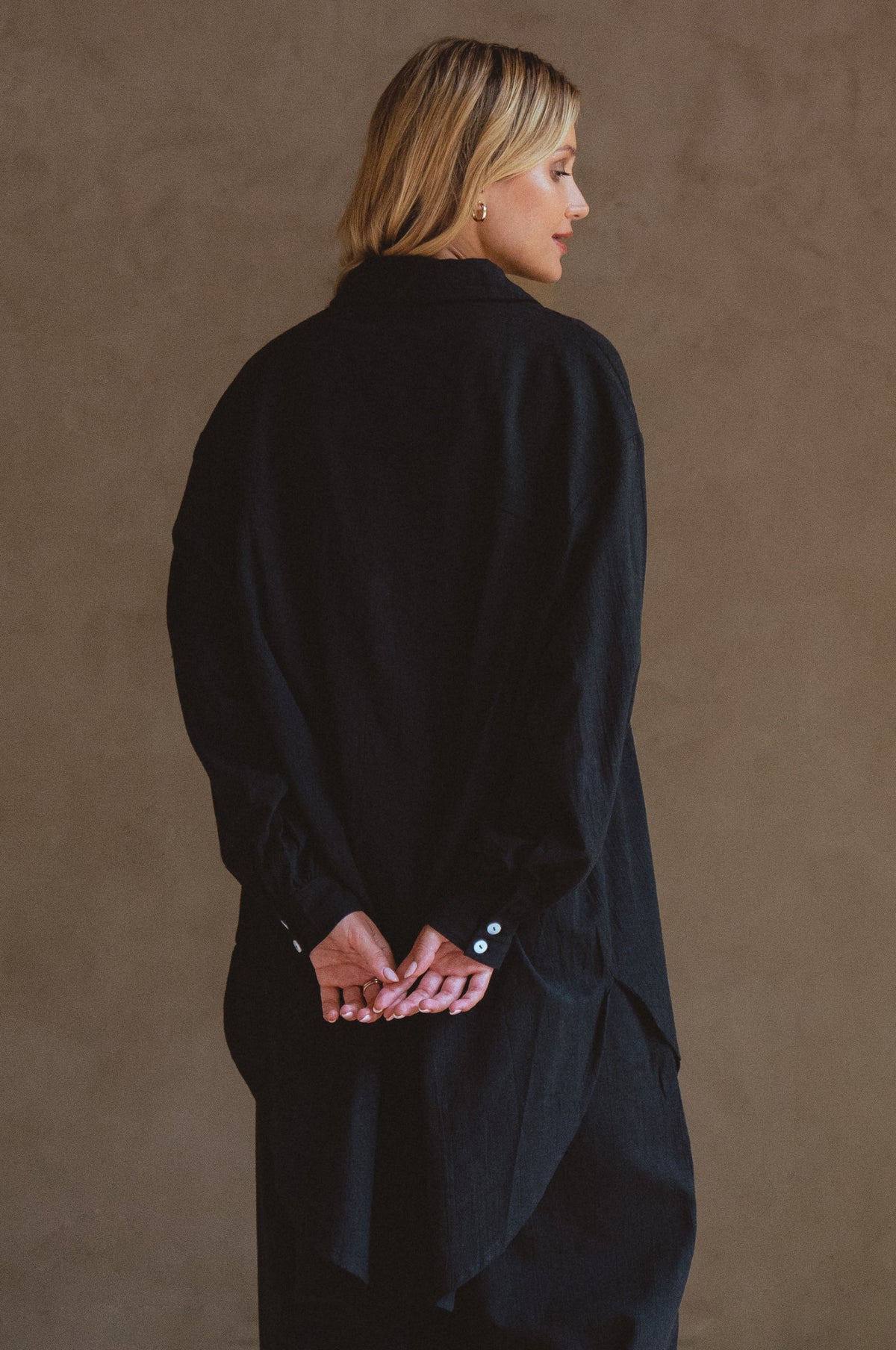 Calin Long Sleeve Oversized Shirt