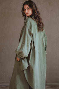 Calin Long Sleeve Oversized Shirt