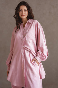 Calin Long Sleeve Oversized Shirt