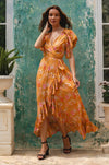 Carmen Wrap Maxi Dress