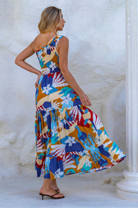 Cassandra One Shoulder Maxi Dress