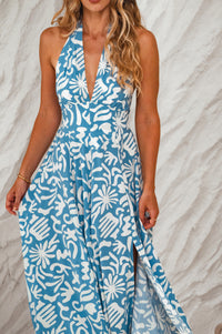 Costa Brava Halterneck Maxi Dress