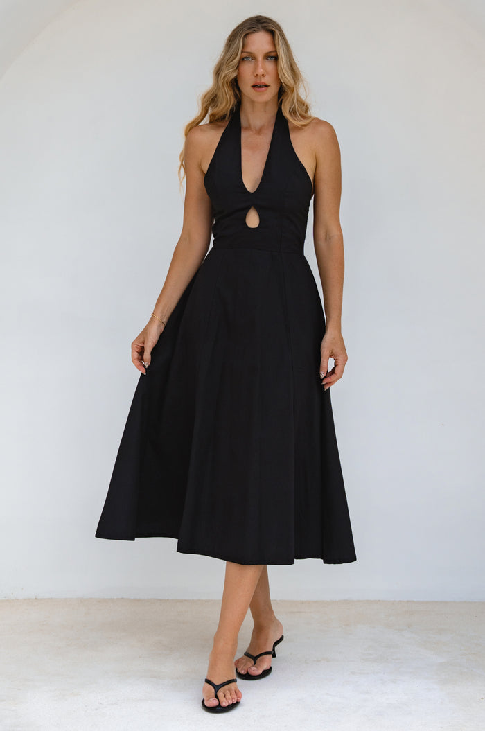 Costa Del Sol Halterneck Cotton Dress