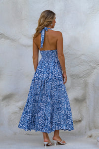 Costa Brava Halterneck Maxi Dress