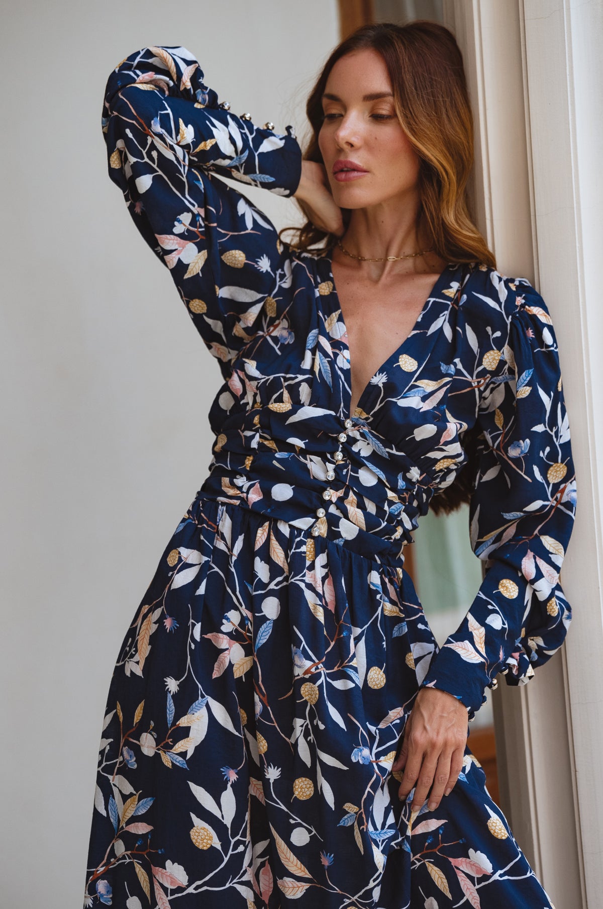 Elise Long Sleeve Maxi Dress