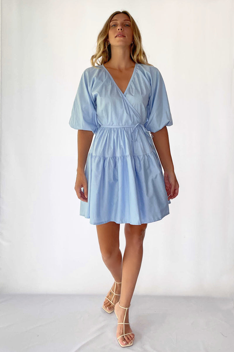 Honey Bunny Wrap Mini Dress (Sale)